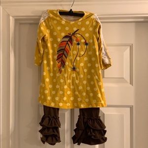 Mallory May size 5 girls outfit, only worn twice